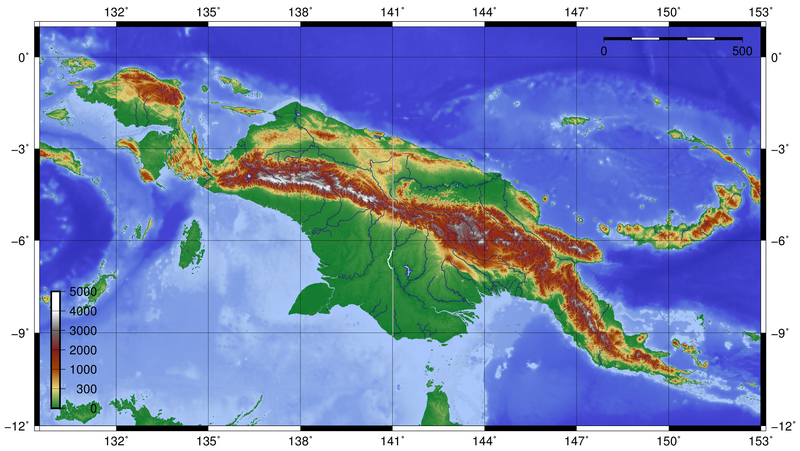 New Guinea topology
